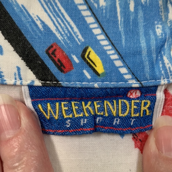 🔥Fabulous Vintage Tropical Cotton Button Down XL - Picture 5 of 8